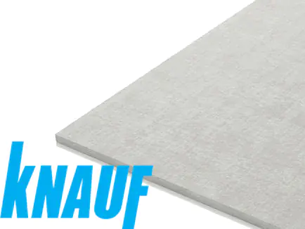 Гипсоволокнистый лист влагостойкий KNAUF 12,5х1200х2500 мм. РФ.