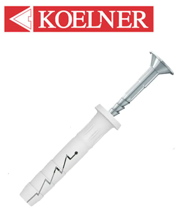 Дюбель-гвоздь 6*40 KOELNER FX-06C040. Нахлест. 100 шт. Польша.