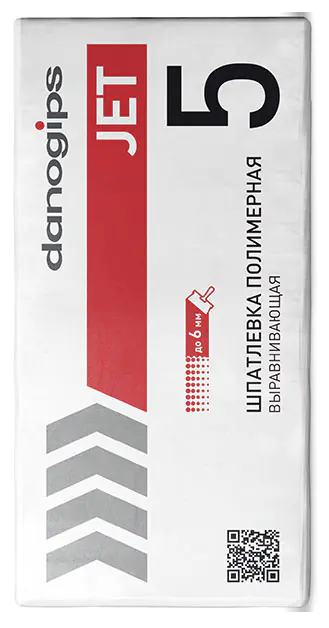 Шпатлевка DANOGIPS DANO JET 5 полимерная. 25 кг.