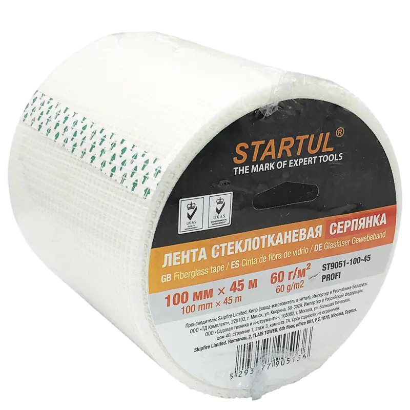 Серпянка 100 мм х 45 м STARTUL PROFI (ST9051-100-45)