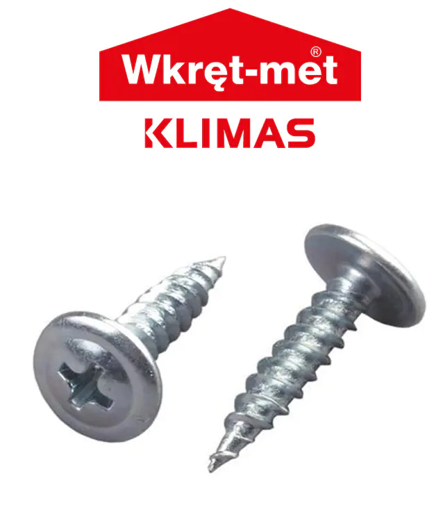 Саморез Klimas WPC 4.2*16. Прессшайба. Острый. 1000 шт. Польша.