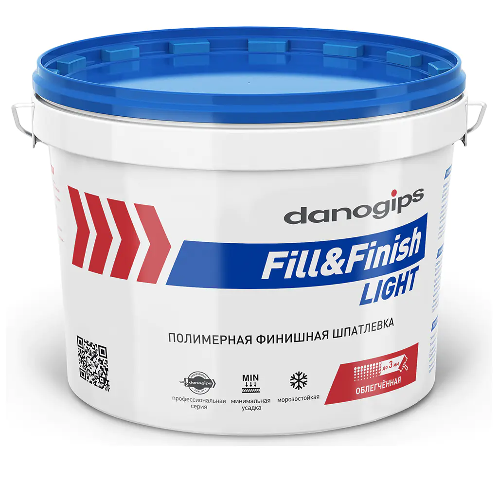 Финишная шпатлевка Danogips Fill&Finish Light. 12,3 кг. РБ.