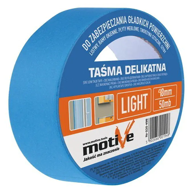 Лента малярная голубая Motive Delicate-Light 48 мм х 50 м. Польша.