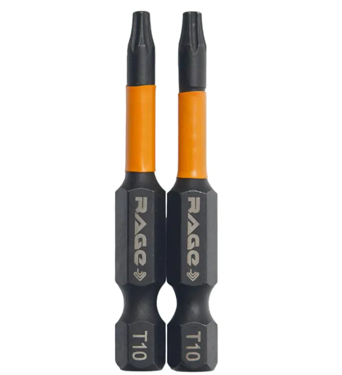 Бита торсионная Torx T10 S2. 50 мм. 2 шт. Rage by VIRA. 554145. Китай.