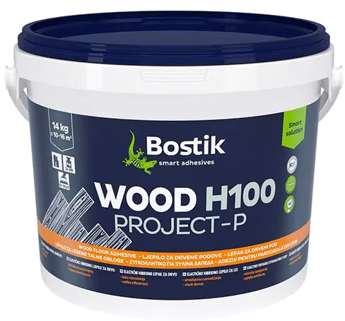 Клей для паркета Bostik Wood H100 Project-P 14 кг. Франция.