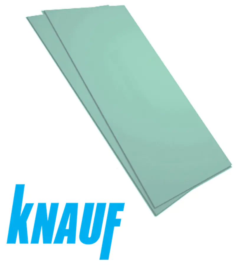 Гипсокартон малоформатный KNAUF влагостойкий 12,5х600х1500 мм. РБ.