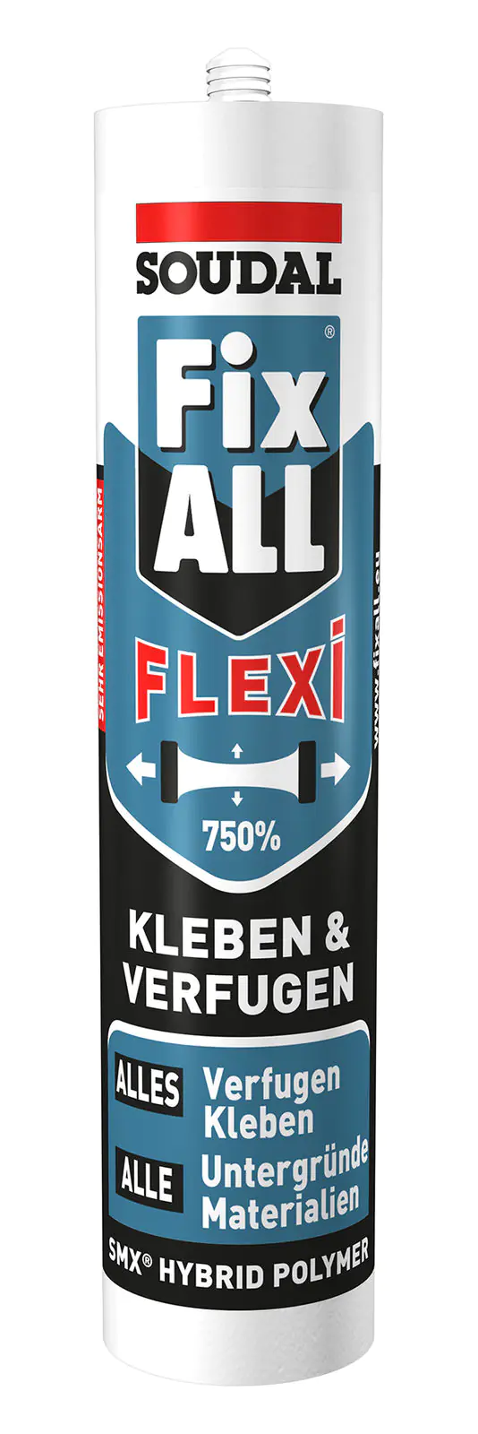 Клей-герметик Soudal Fix All Flexi. 290 мл. Словения.