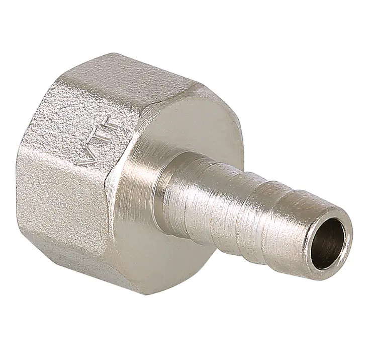 Штуцер Valtec для шланга 1/2" х 14 мм внут. РФ.