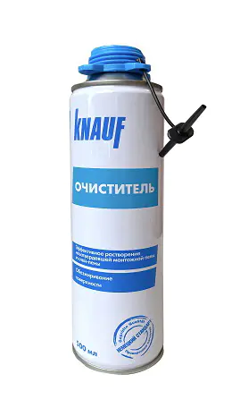 Очиститель пены KNAUF под пистолет 500 мл. РФ.