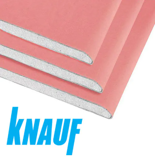 Гипсокартон KNAUF огнестойкий 12,5х1200х3000 мм. РБ.