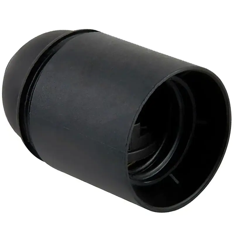 Патрон подвесной Е27 черный Electraline (71121)