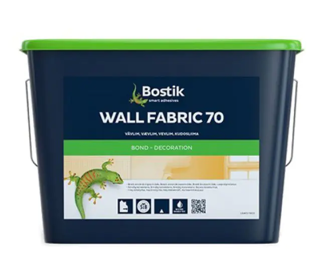 Клей Bostik 70 для стеклохолста. 15 л. Швеция.
