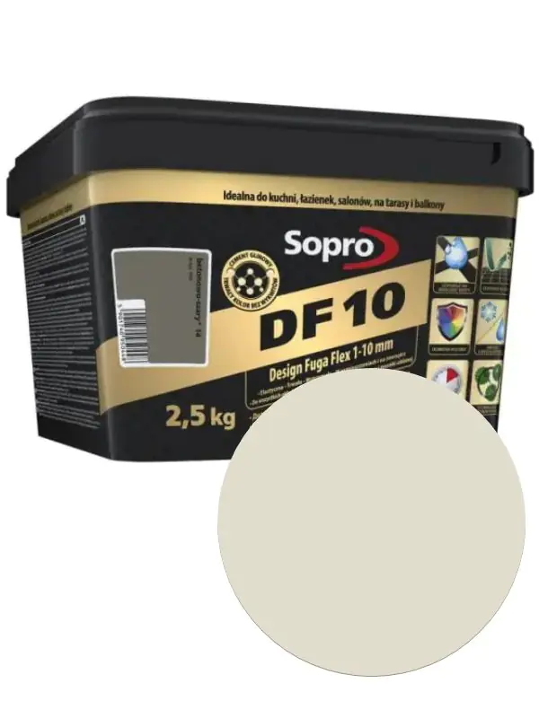 Фуга Sopro DF 10 №1052(17). Серебристо-серая. 2,5 кг. Польша.