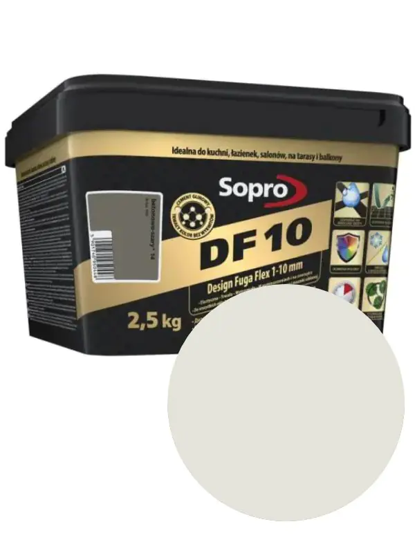 Фуга Sopro DF 10 №1051(16). Светло-серая. 2,5 кг. Польша.
