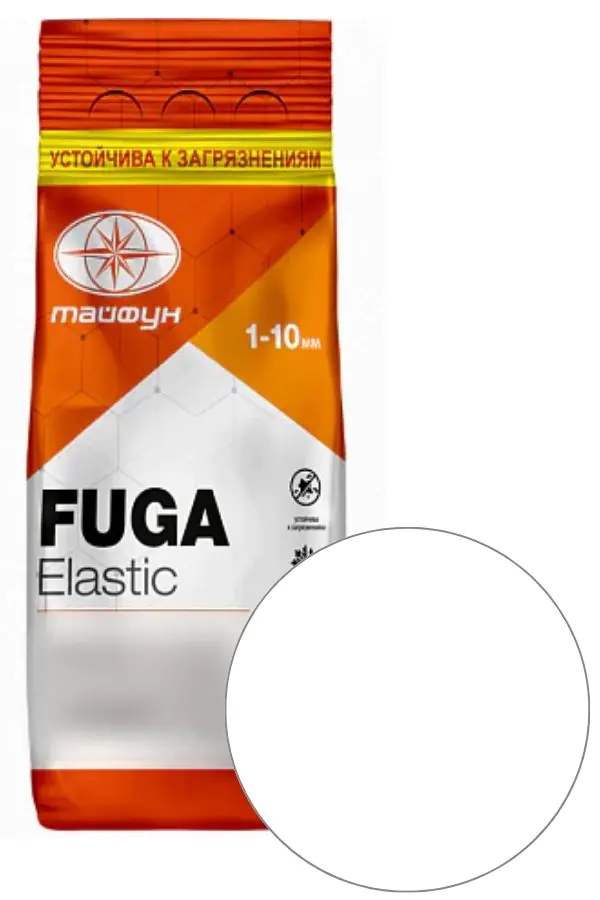 Фуга Тайфун Elastic. №001 Белый. 2 кг. РБ.