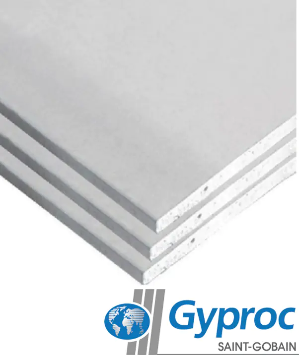 Гипсокартон Gyproc Оптима обычный 12,5х1200х3000 мм. РФ.