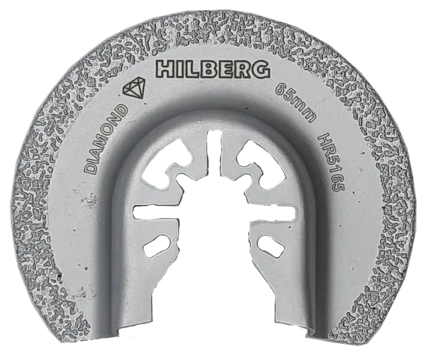 Полотно алмазное отрезное по керамике и камню Radial Vc-M 65 мм. Hilberg. HR5165. Китай.