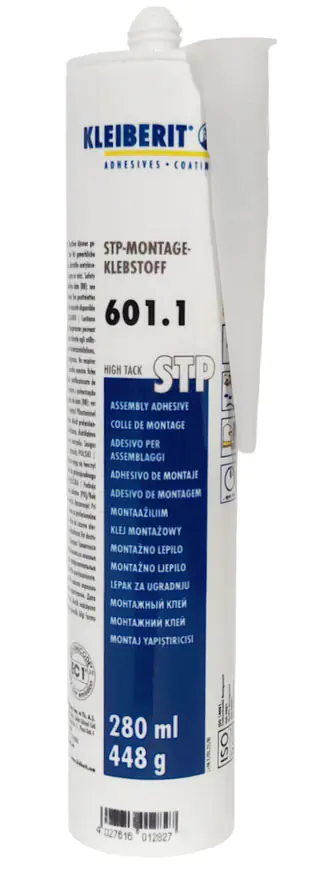 Клей-герметик Kleiberit Klebstoff 601.1 под пистолет 0,45 кг. Германия.