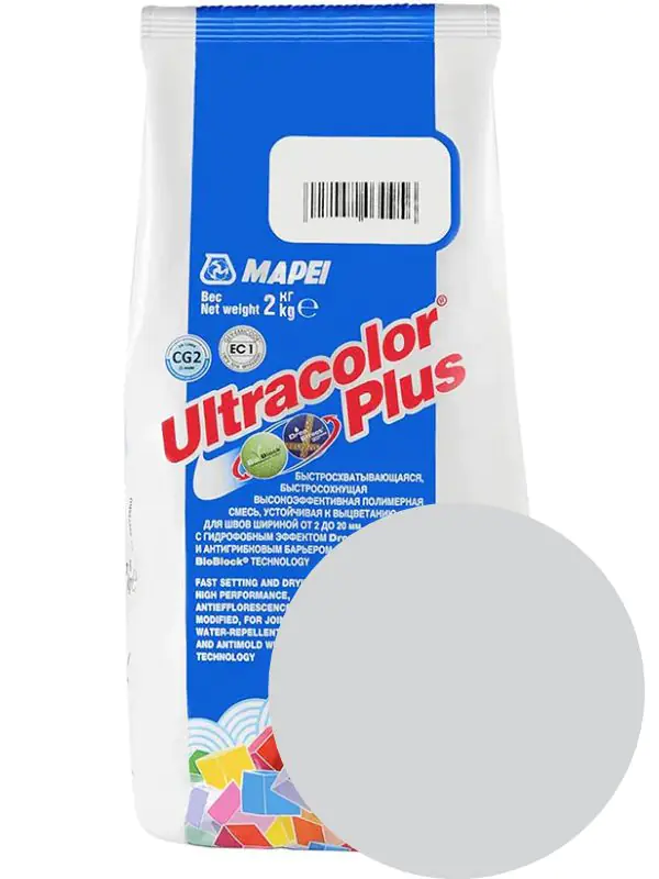 Фуга Mapei ULTRACOLOR PLUS №110 (манхеттен). 2 кг. РФ.