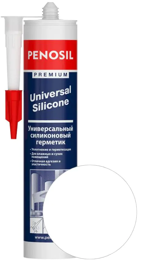 Силикон санитарный Penosil Premium 303. Белый. 280 мл. Турция.