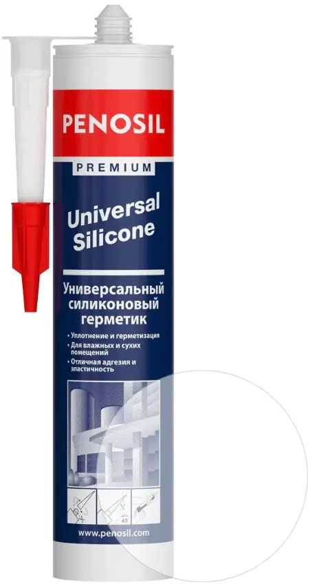 Силикон санитарный Penosil Premium 303. Прозрачный. 280 мл. Турция.