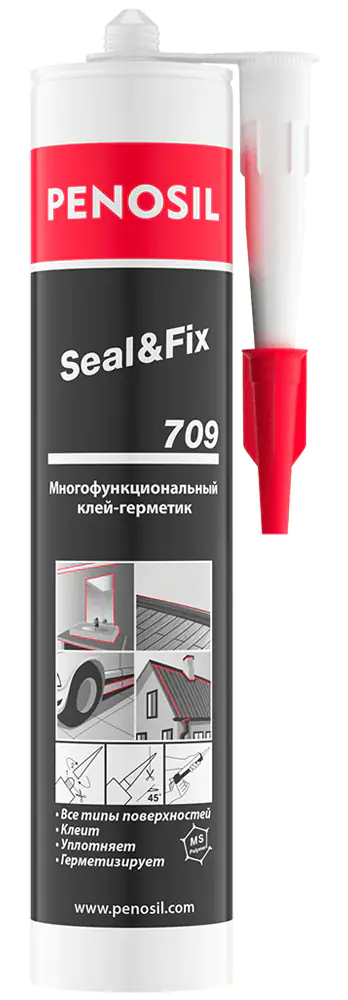 Клей-герметик Penosil Premium Seal&Fix 709 универсальный. Белый. 290 мл. Эстония.