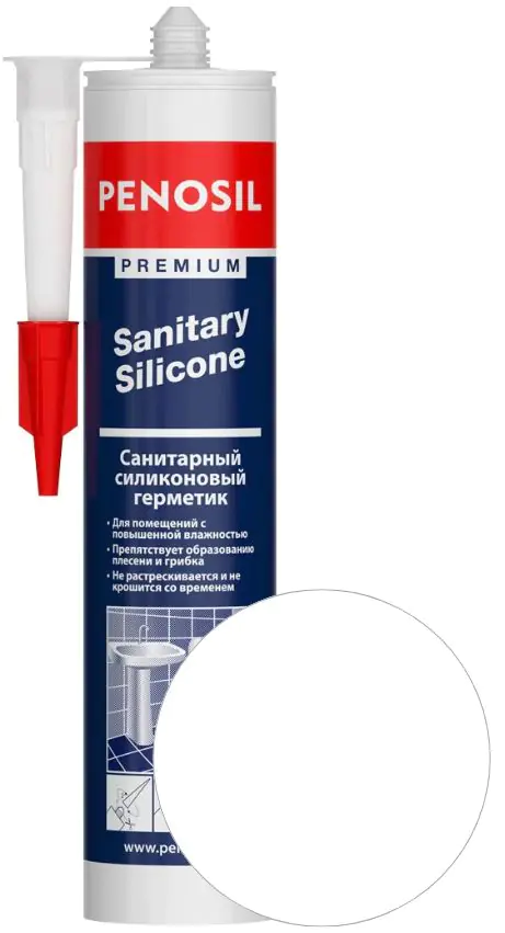 Герметик силиконовый Penosil Premium Universal 305. Белый. 280 мл. Турция.