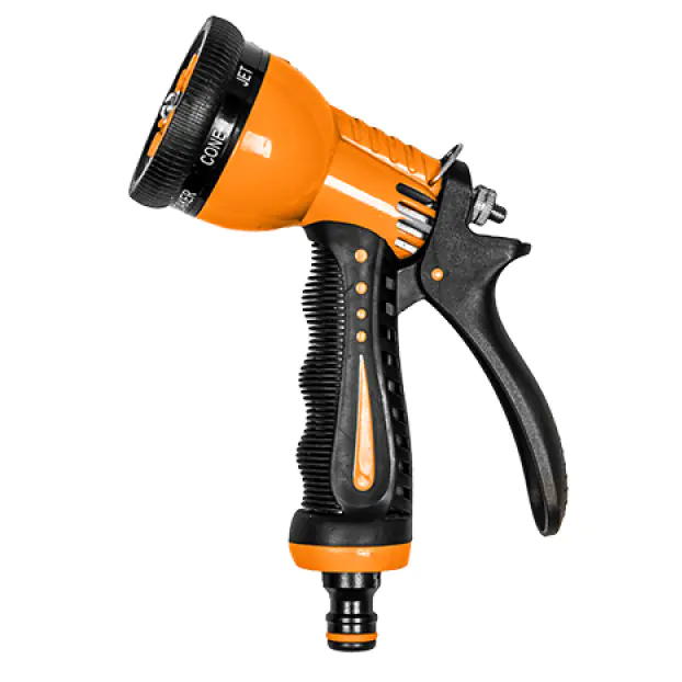 Пистолет-распылитель 8 режимов Bradas Black Line Zebra Twin. ECO-7203T. Китай.