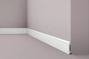 Плинтус напольный NMC WALLSTYL FL1. 80 x 12 мм. Длина 2 м. РФ.