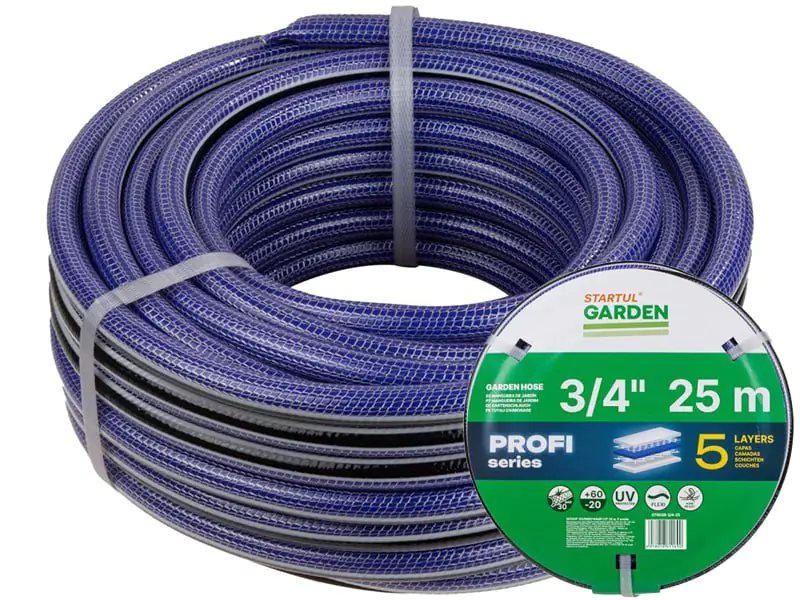 Шланг поливочный 3/4" 25м STARTUL GARDEN PROFI. ST6038-3/4-25. Китай.