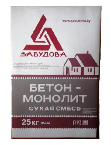 Смесь Забудова № 117. Бетон-монолит. 25 кг. РБ.