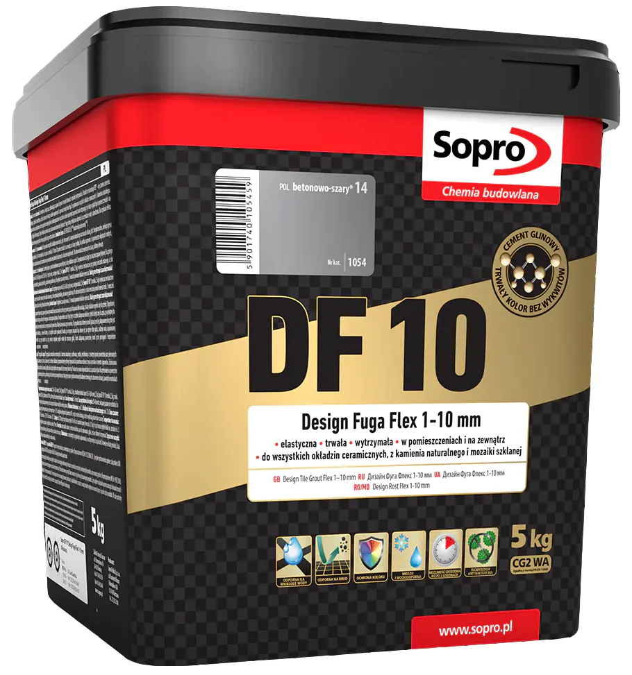 Фуга Sopro DF 10 №1051(16). Светло-серая. 5 кг. Польша.