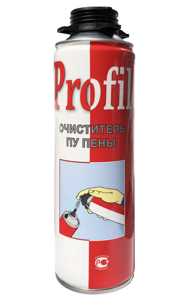 Очиститель монтажной пены Soudal Profil под пистолет. 400 мл. РФ.