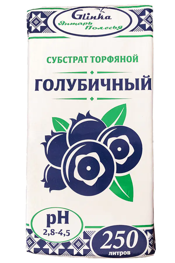 Субстрат торфяной Голубичный 250 л (pH 2,8 – 4,5)