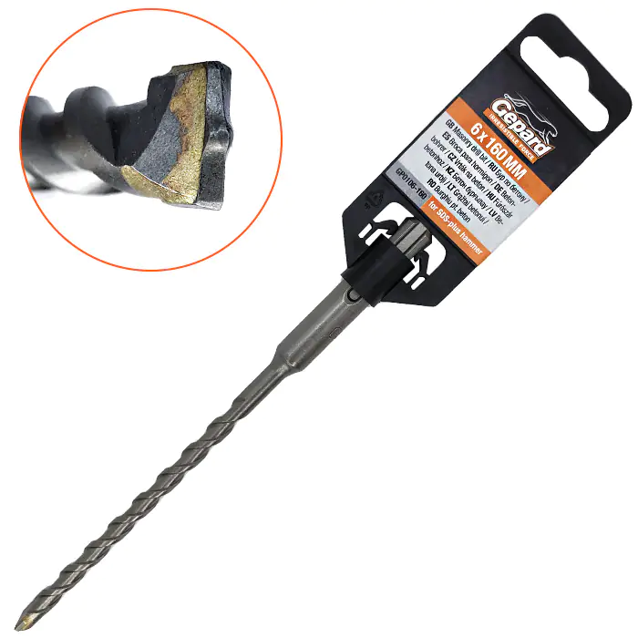 Сверло SDS-plus 6х100х160 мм Gepard GP0106-160