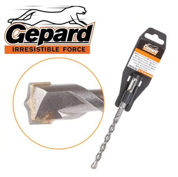 Сверло SDS-plus Gepard 6х100х160 мм. GP0106-160. Китай.