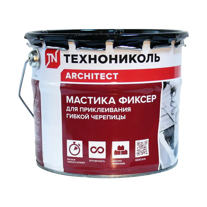 Мастика для гибкой черепицы Технониколь № 23. 3,6 кг. РФ.