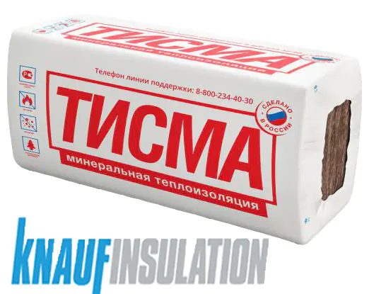 ТеплоЗвукоизоляция ТИСМА TS38MR Aquastatik. 50 мм. В пачке 12,48 м.кв. РФ.